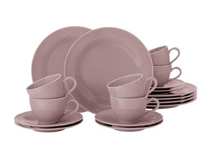 SELTMANN WEIDEN Kaffeeservice 18-teilig Beat Altrosa