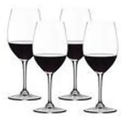 Riedel Vivant rode wijnglas 540 ml kristalglas 4 stuks (0484/0), Weingläser, Transparent