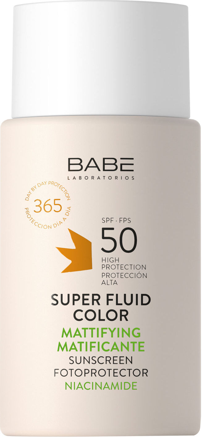 BABE Super Fluid Color Mattifying Sunscreen SPF50 50ml