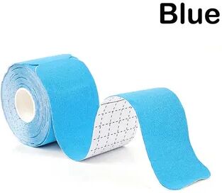 Clever Finds Pre Cut Kinesiology Tape Waterproof Sports Muscle Support Tape blue