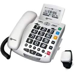 Geemarc SERENITIES 100 PACK Notruftelefon mit Fallsensor-Armband
