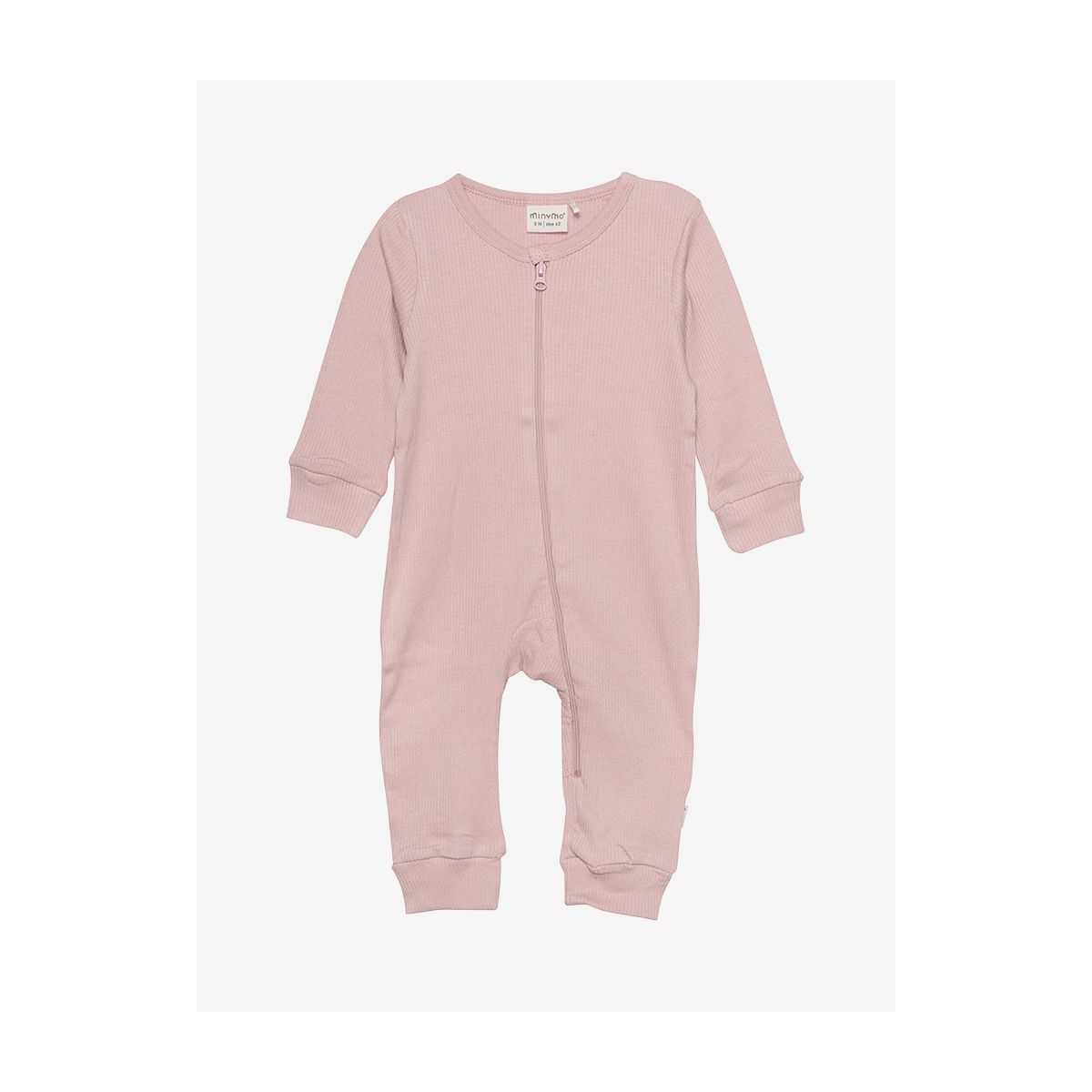 Minymo Jumpsuit LS Rib misty rose (524) 62 6173-524-62