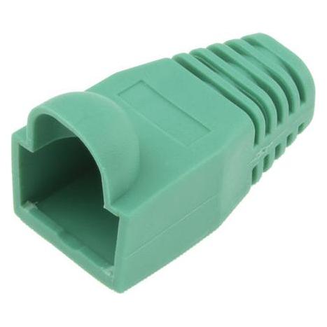 ACT RJ45 green boot for 5.5 mm cable. Color: Green Cable boot rj45 5.5mm green (TT4513)