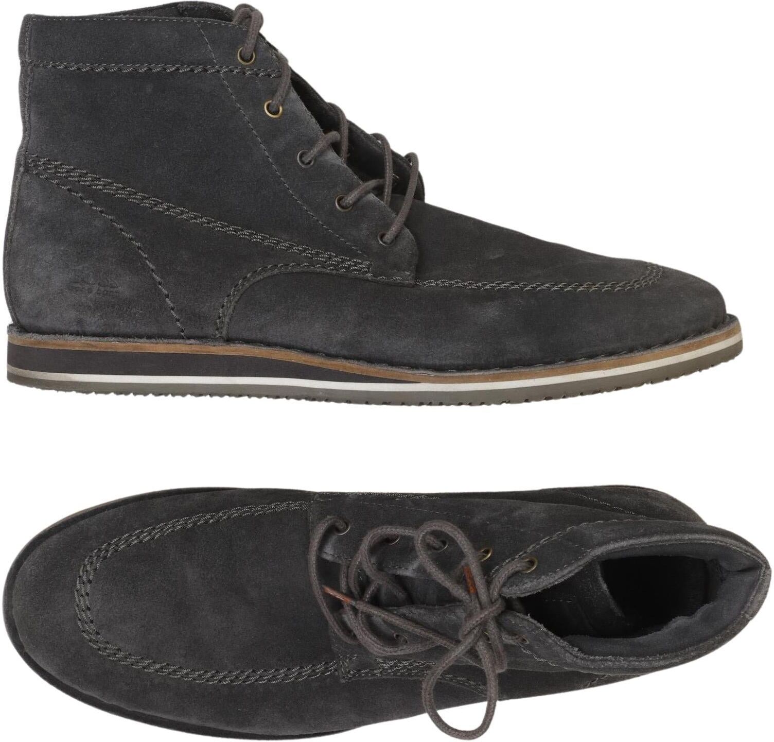 Boss Orange Herren Stiefel, Grau, Gr. EU 41, Leder - Second Hand