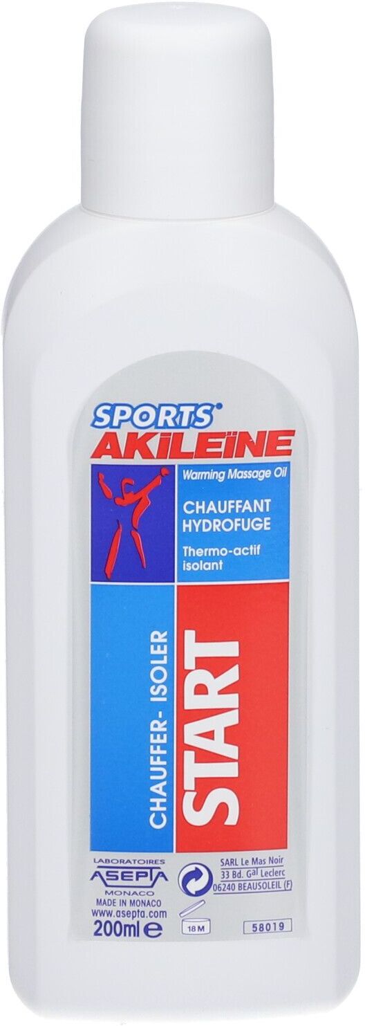 AKILEINE Akileïne Sports Verwarmende Massage Olie ok Nlfren 200 ml Massageöl