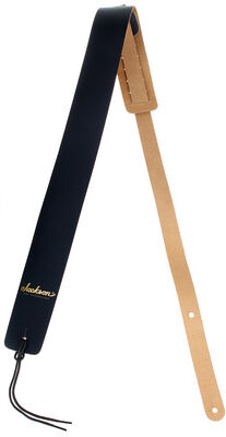 Jackson Guitar/Bass Strap Leather Schwarz
