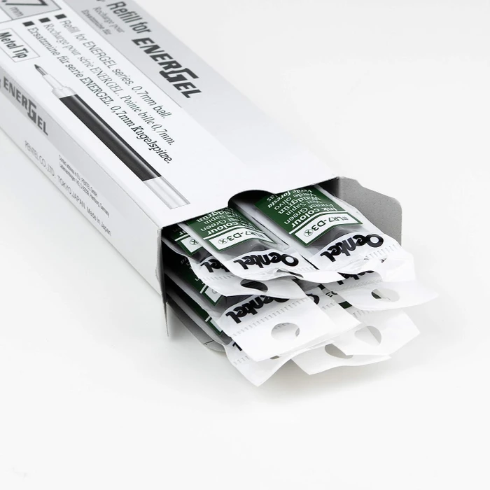 Pentel 12 EnerGel LR7 Gelschreiberminen dunkelgrün