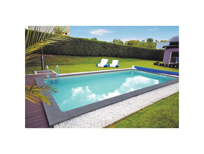 Pool Kwad Plus Gran Canaria, Blau, Kunststoff, 350x150x700 cm, Freizeit & Co, Pools & Wasserspaß, Pools, Einbaupools