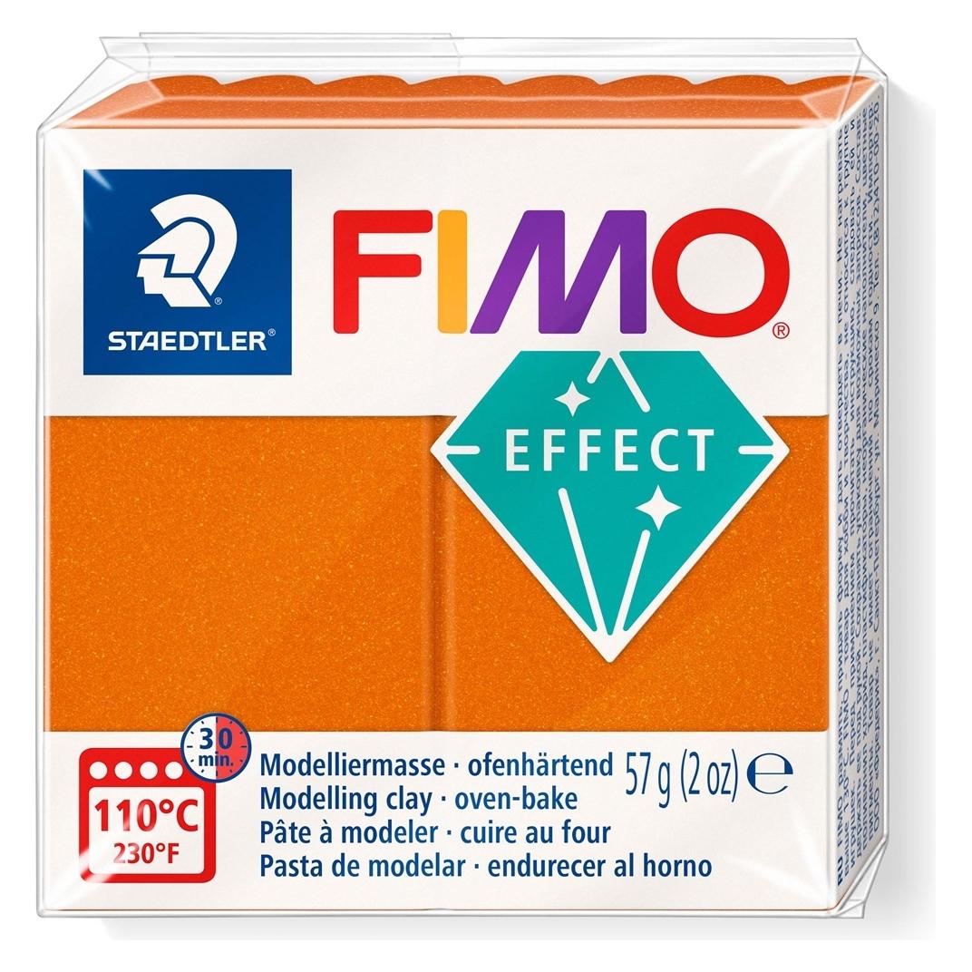 Fimo Effect Soft Knete Metallic Orange 57gr. (8010-41)
