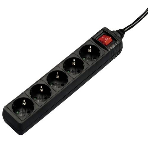 Hama 00137267 Steckdosenleiste Schwarz Schutzkontakt 1St.