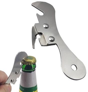 KitchenNation Stainless Steel Multifunctional Beer Bottle Opener Portable Manual Kitchen Gadget Stainless Steel Multifunctional Beer Bottle Opener Portable Manual Kitchen Gadget