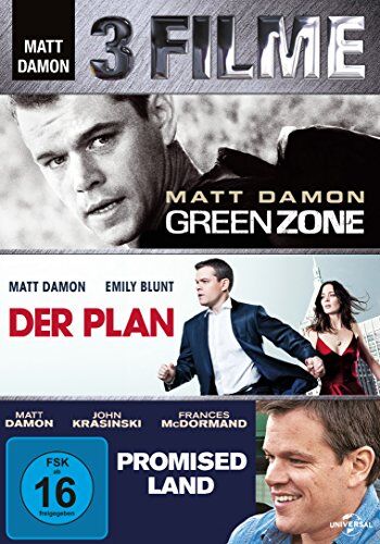 Matt Damon - Matt Damon - 3-Movie-Set [3 DVDs] - Preis vom 09.10.2026 07:28:09 h