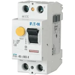 Eaton, Schutzschalter, RCCB 40A 30mA 2P Type A