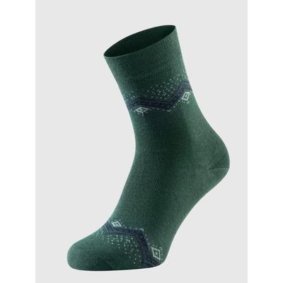 Socken WÄSCHEPUR, Damen, Gr. 1/39, grün, 80% Baumwolle, 18% Polyamid, 2% Elasthan, Socken Socken