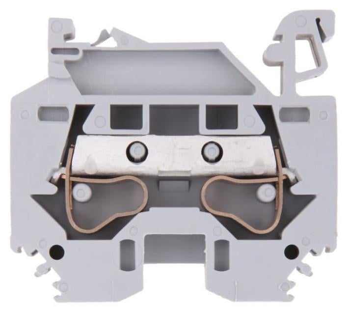 WAGO doorgaande klem 2-aderig type 284-101 10 qmm grijs