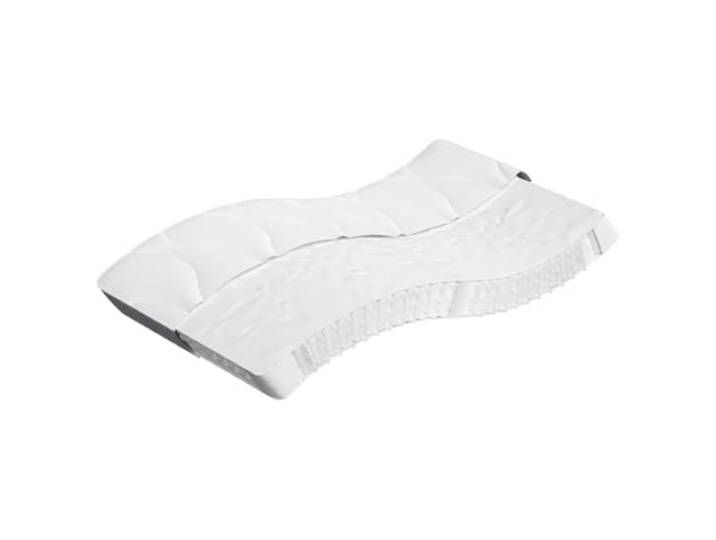 KTHLBRH Matratze Taschenfederkern Mittel 100x220 cm mit abnehmbarem Bezug 100x220 cm, mittlerer Härtegrad, atmungsaktiver Stoff, waschbarer Bezug bis 40 °C, rollgepackt