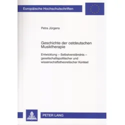 Geschichte der ostdeutschen Musiktherapie, Fachbücher von Petra Jürgens