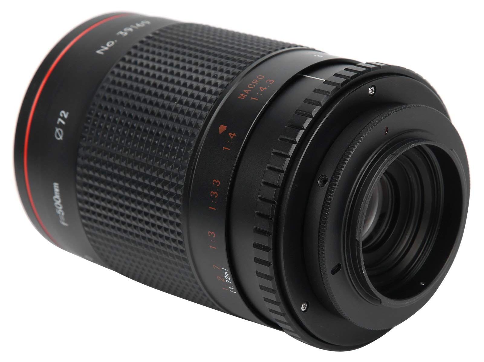 500mm Teleobjektiv für SLR-Kameras mit AI-Anschluss
