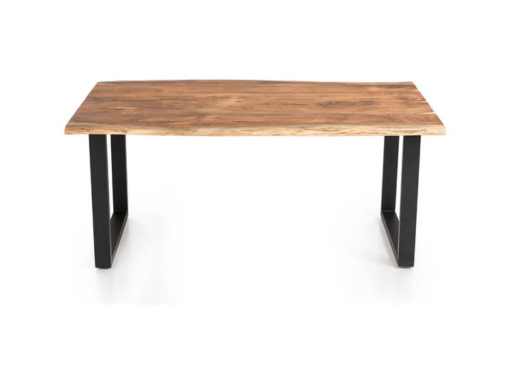 Tisch Karl Akazie holzfarben Massivholz B 220 T 110 cm