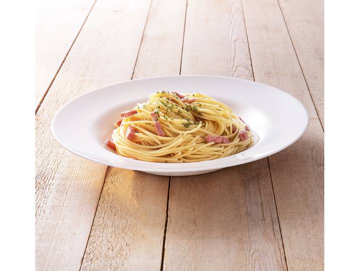 Assiette à pâtes Italian Party 29 x 5 x 29cm Blanc/Blanc