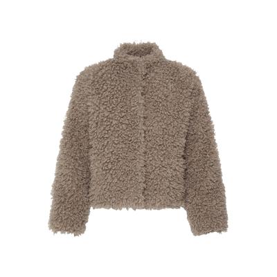 Outdoorjacke B.YOUNG "Damen Übergangsjacke BYARINIE", Damen, Gr. 38, grau (silber mink), Obermaterial: 100% Polyester PES., Jacken Outdoorjacke