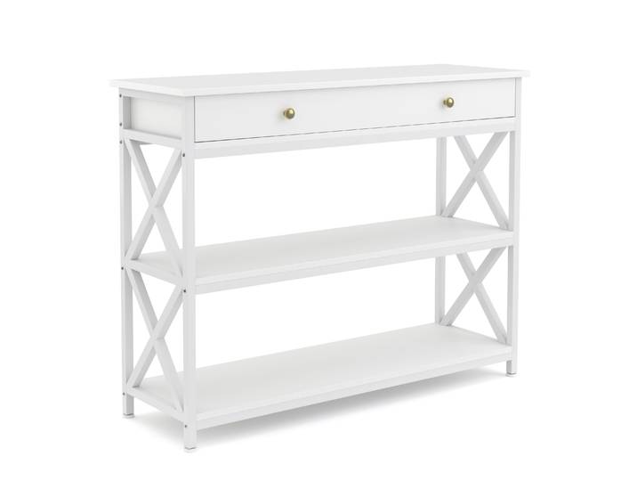 Konsolentisch EDMAR 100 x 80 cm weiss