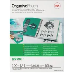 GBC, Laminierfolie, Laminierfolie (A4, 100 Stk., 125 μm)