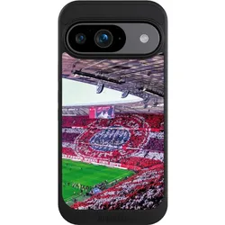 Nivocase Hülle für Google Pixel 9 Handyhülle NIVOcore Case Schwarz FC Bayern München FCB Stadion (Google Pixel 9), Smartphone Hülle, Schwarz