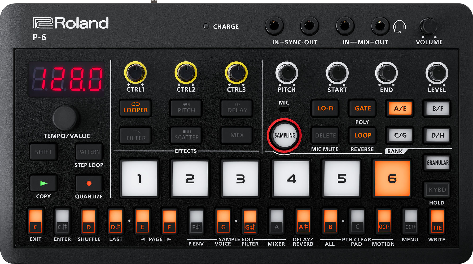 Roland P-6 Sampler Portátil Mais Potente do Mercado AIRA COMPACT