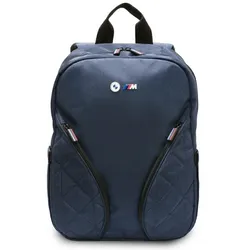 BMW Nylonové kapsy a Metall- Logo - Rucksack für Laptop 16" (dunkel blau)