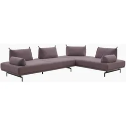 ECKSOFA CANE Violett Webstoff
