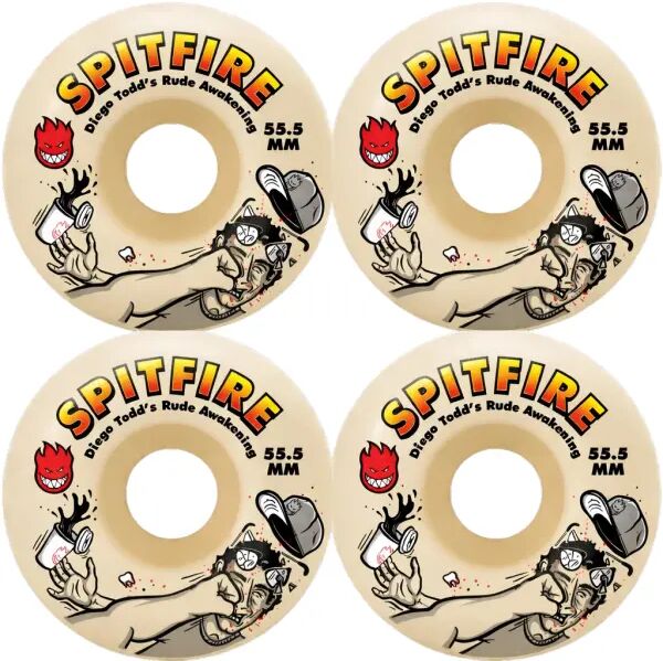 Skateboard Rollen Spitfire Formula Four Diego Rude Awakening (53.5 - Weiß)