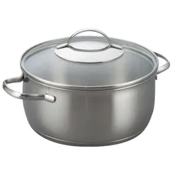 Kelomat Bratentopf Torrano Ø24cm 4,2 Liter mit Deckel Edelstahl