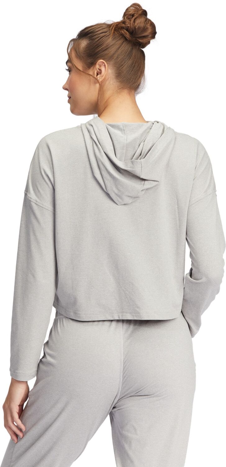 T-Shirt ROXY "Sun Might Shine", Damen, Gr. L, grau (heritage heather), 89% Polyester, 11% Elasthan, Shirts T-Shirt heritage heather L