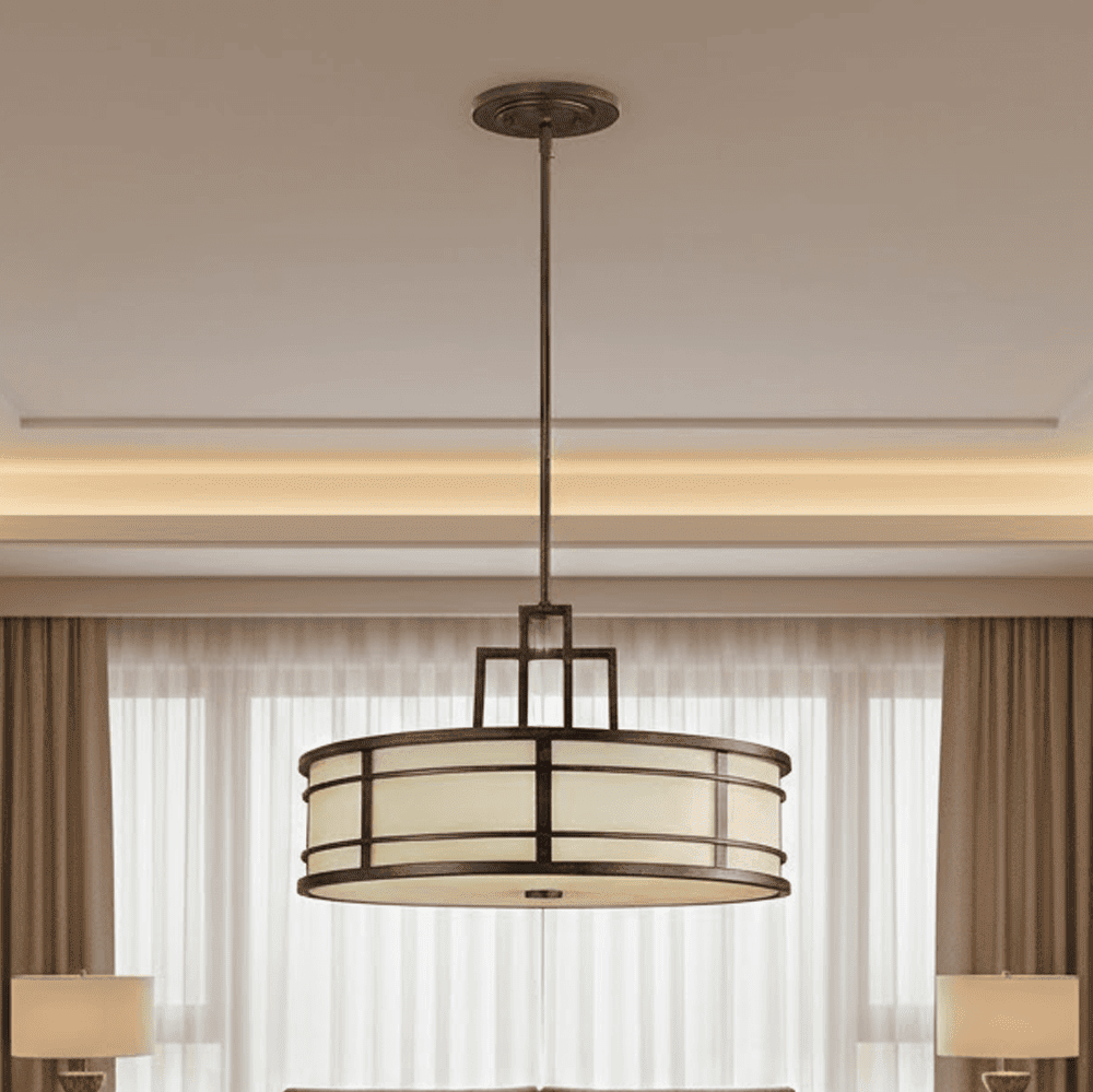 Millie Bronze 3 Light Pendant Ceiling Light