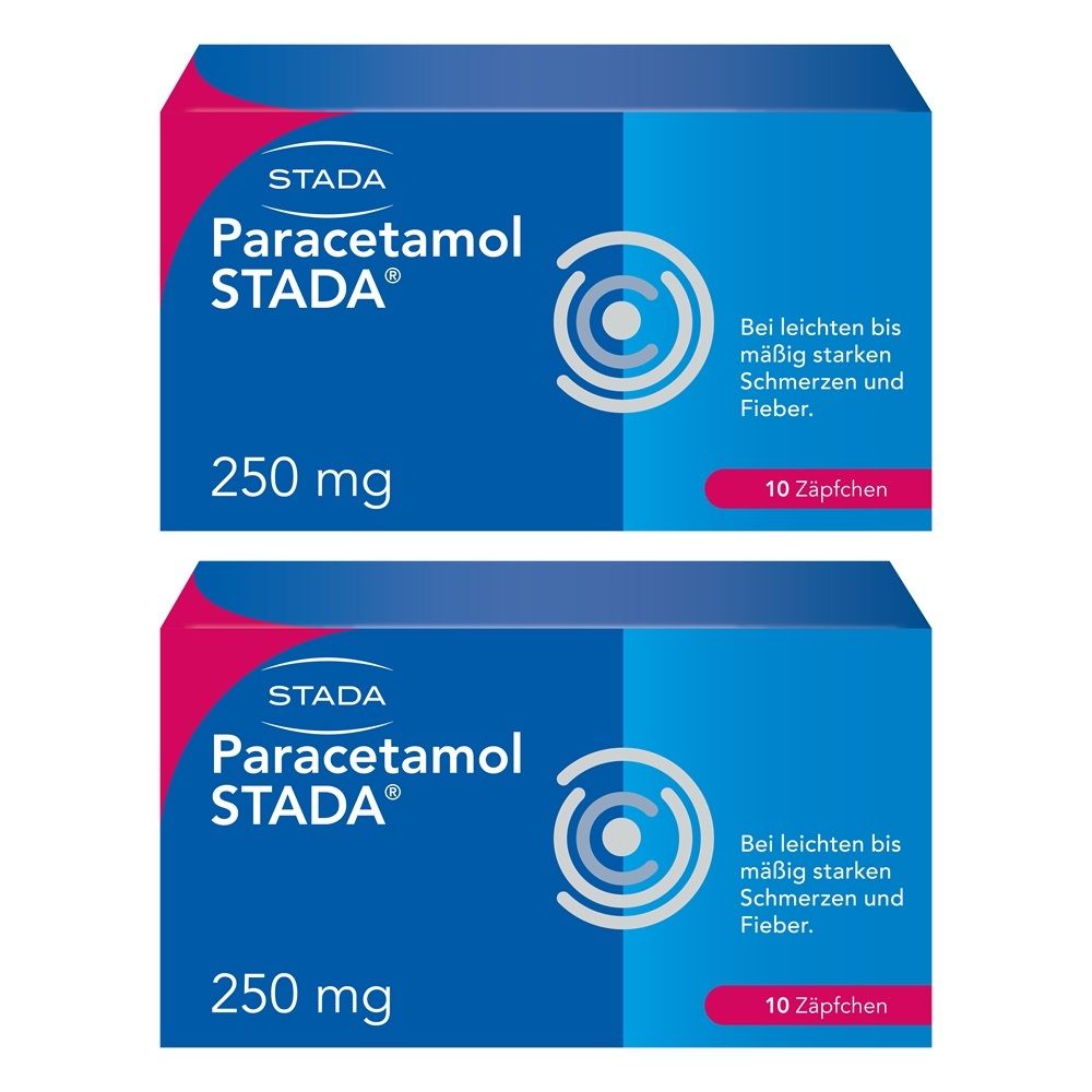 Paracetamol Stada 250 mg Zäpfchen 2x 2x10 St Suppositorien
