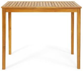 Costway Rectangular Indoor and Outdoor Bar Height Table for Garden