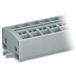 WAGO 264-208 Klemmenleiste 10 mm Zugfeder Belegung: L Grau 100 St.