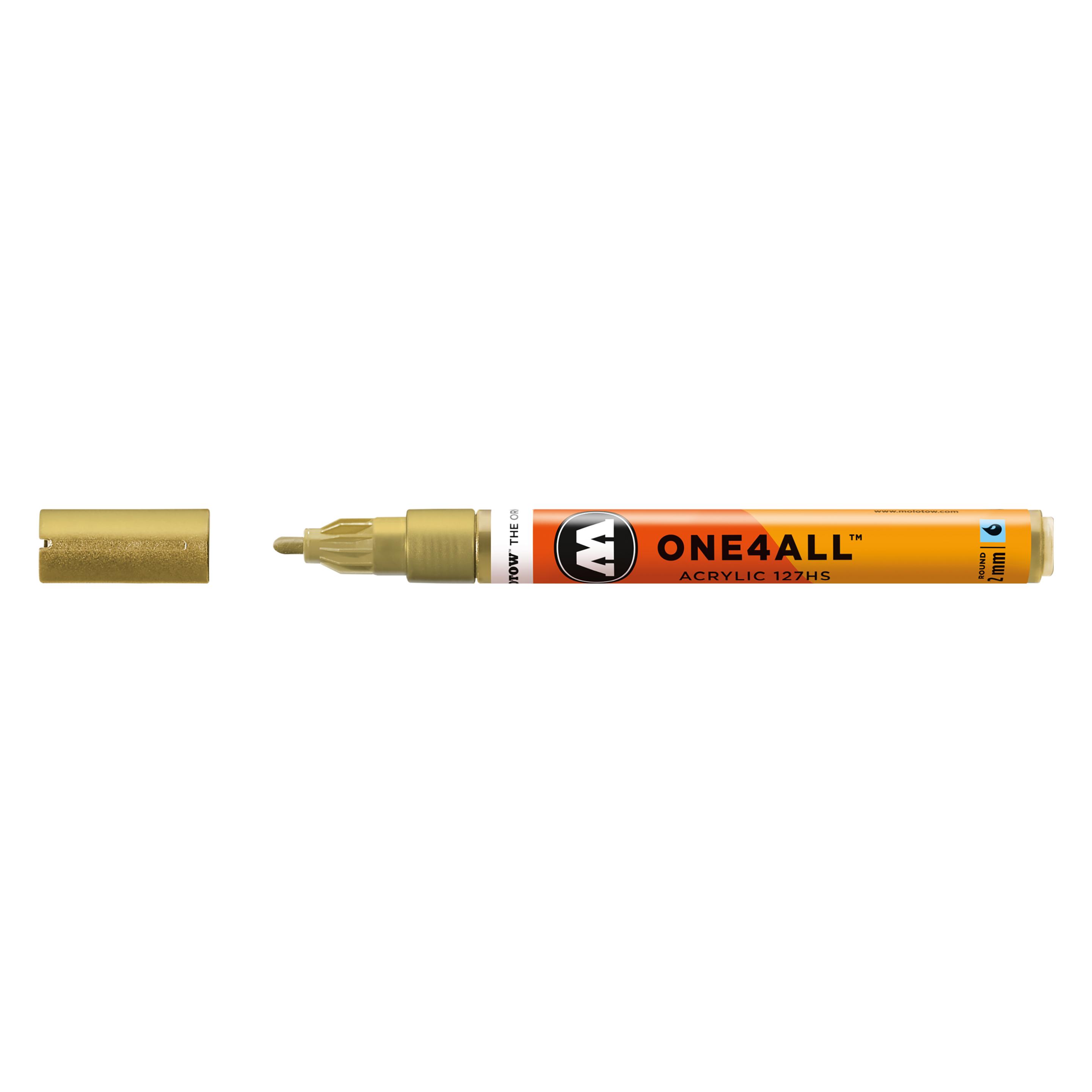 Molotow Filzstift One4all 127HS metallic gold 228 (1x) (127306)