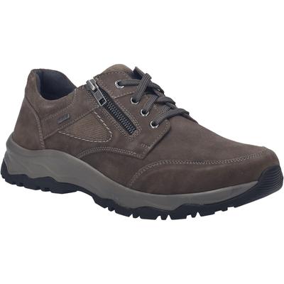 Schnürschuh JOSEF SEIBEL "Leroy 55, espresso-kombi", Herren, Gr. 44, braun (espresso, kombi), Obermaterial: 100% Rindsleder Leather cow., Schuhe Schnürschuh