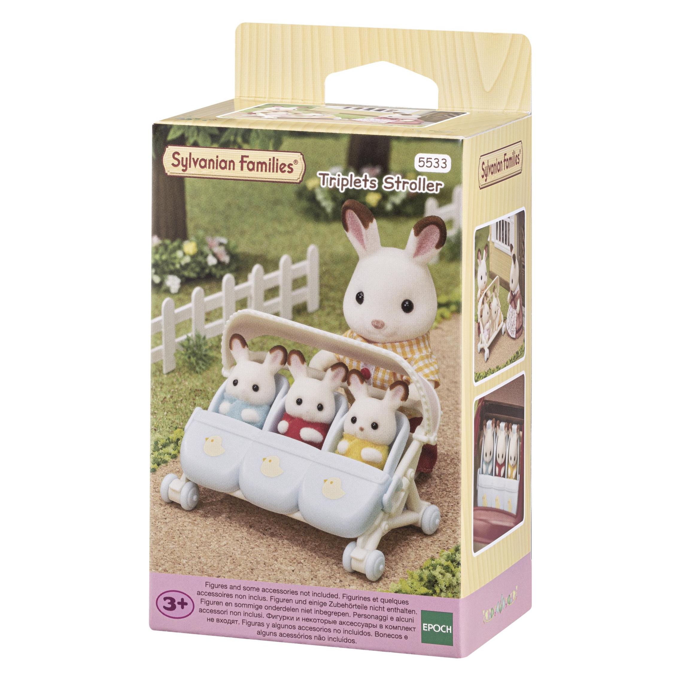 Sylvanian Families Triplets Stroller (19059)
