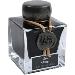 HERBIN Flakon 50ml Tinte 1670 gris orange Packung mit 4 Stück