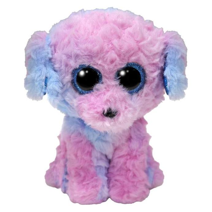 Ty Beanie Boos - Flora der Pudel mit grossen und glitzernden blauen Augen, das Plüschtier mit grossen (37389)