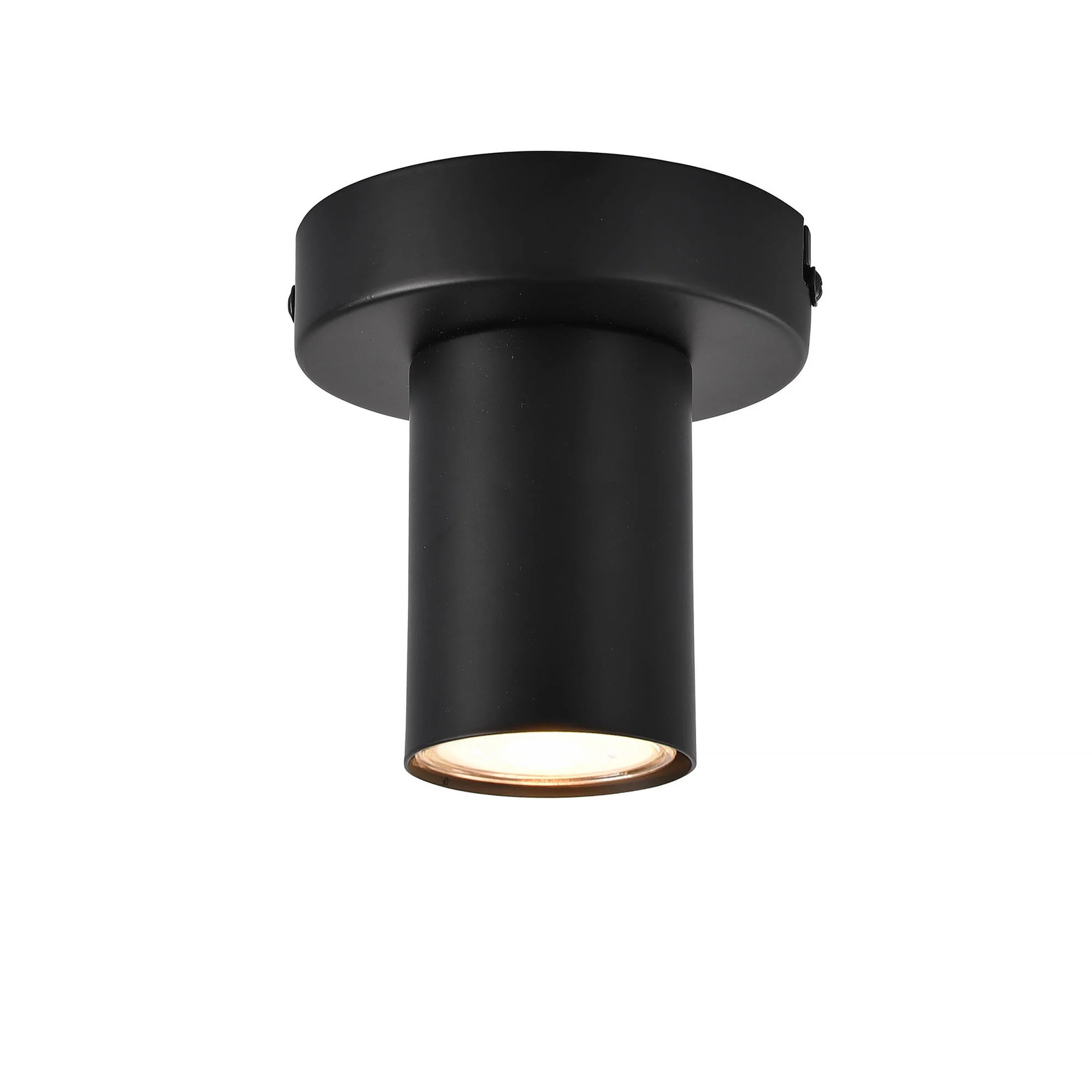 Ylumen Plafondlamp Tag LED zwart Ø 10 cm