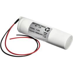 Emmerich 24D4000S Notleuchten-Akku Kabel 2.4 V 4000 mAh