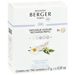 Pudriger Moschus Set 2 Stück Nachfüller Autoduft