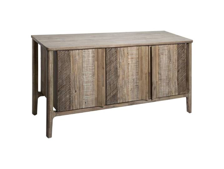 Atmosphera - Buffet 3 Portes Banila Acacia 160x80cm Créateur D'Intérieur