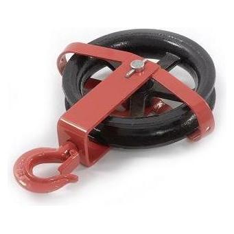 Linotech GIN Rad 180 mm mit Haken Gerüsten Pulley Block Lifting Crane (6052)