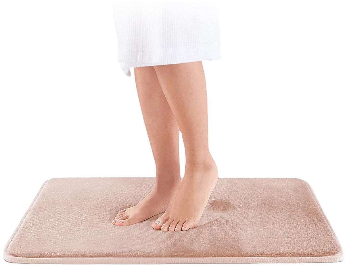 Luxe antislip badmat van fluweelzacht traagschuim