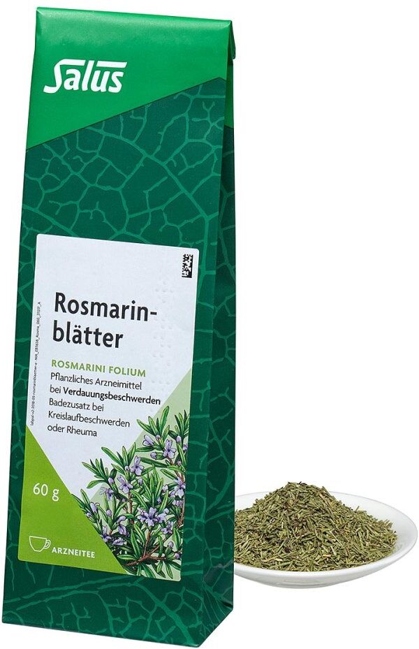 Rosmarinblätter Arzneitee Rosmarini folium Salus 60g